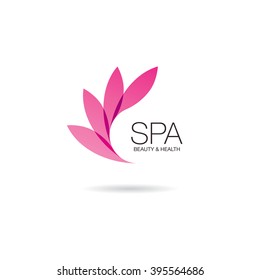 spa beauty logo layout design