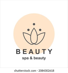 spa and beauty logo template vector eps 10