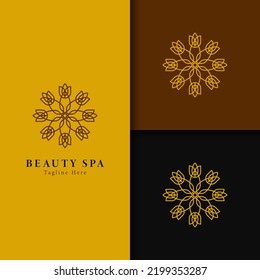 Spa and beauty logo vector