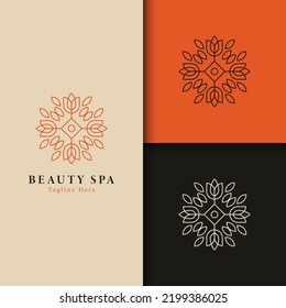 spa and beauty logo vector