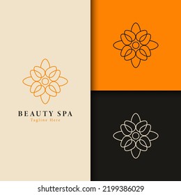 spa and beauty logo vector