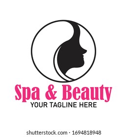 spa and beauty logo vector illustration