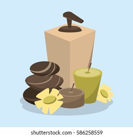 spa beauty related icons image 