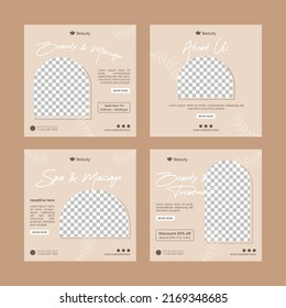 	
Spa and beauty salon post template