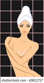 Spa beauty in vector