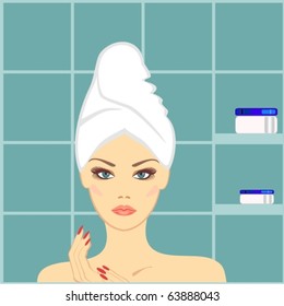 Spa beauty in vector