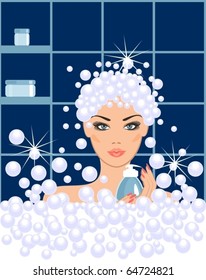 Spa beauty in vector