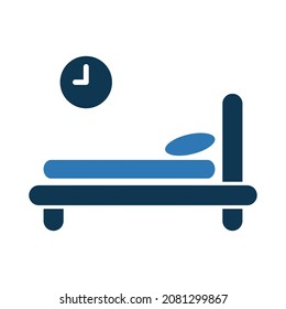 Spa Bed Isolate Vector Icon Editable

