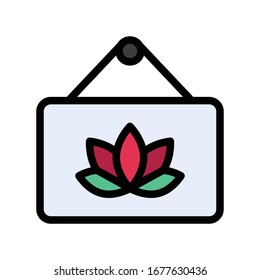 tarjeta madre vectorial color plano icono 