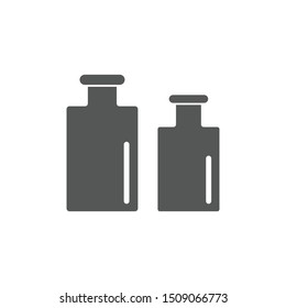 Spa bottles icon. Oil glass symbol modern, simple, vector, icon for website design, mobile app, ui. Vector Illustration