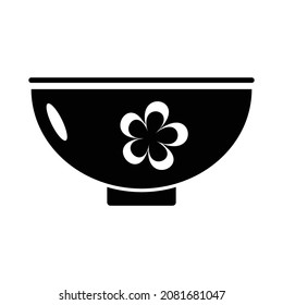 Spa Bowl Isolate Vector Icon Editable


