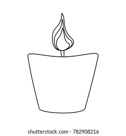 Spa candle aromatherapy