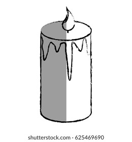 spa candle isolated icon