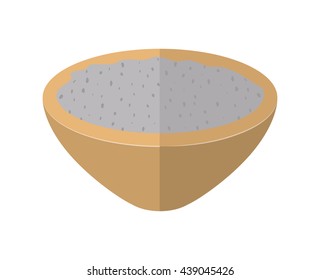 Spa center design. bowl icon. vector graphic