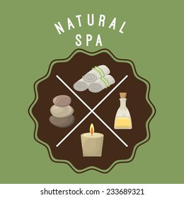 spa center design , vector illustration