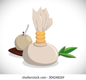 Spa Center design, vector illustration 10 eps graphic