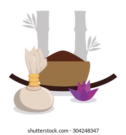 Spa Center design, vector illustration 10 eps graphic