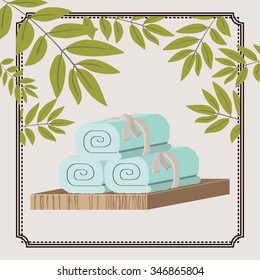 spa center design, vector illustration eps10 graphic 