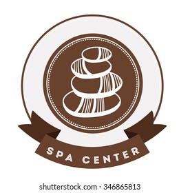 spa center design, vector illustration eps10 graphic 