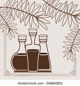 spa center design, vector illustration eps10 graphic 