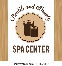 spa center design, vector illustration eps10 graphic 