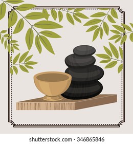 spa center design, vector illustration eps10 graphic 