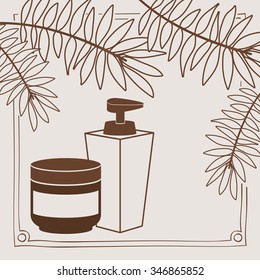 spa center design, vector illustration eps10 graphic 