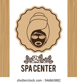 spa center design, vector illustration eps10 graphic 