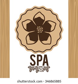 spa center design, vector illustration eps10 graphic 
