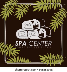 spa center design, vector illustration eps10 graphic 