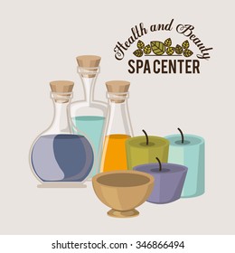 spa center design, vector illustration eps10 graphic 
