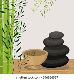 spa center design, vector illustration eps10 graphic 