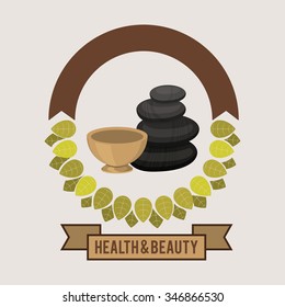 spa center design, vector illustration eps10 graphic 