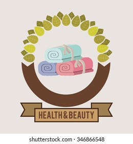 spa center design, vector illustration eps10 graphic 