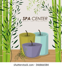 spa center design, vector illustration eps10 graphic 