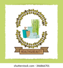 spa center design, vector illustration eps10 graphic 