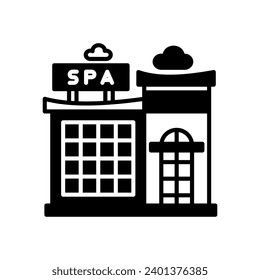 Spa Center icon in vector. Illustration
