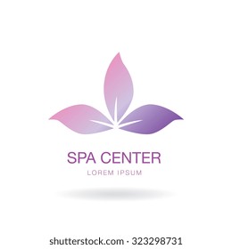 Spa center logo design