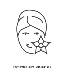Spa client line outline icon