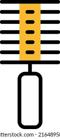 peine Spa, ilustración, vector sobre fondo blanco.