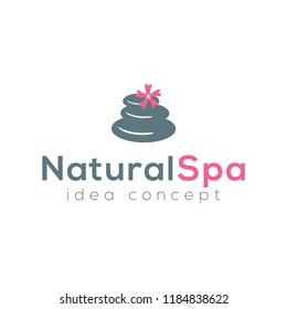 Spa Concept Logo Design Template