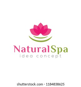 Spa Concept Logo Design Template