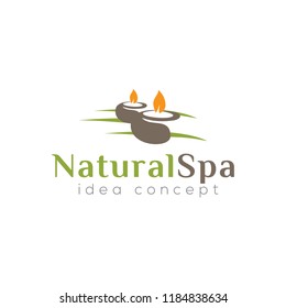 Spa Concept Logo Design Template