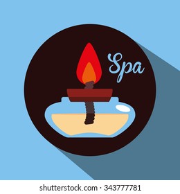Spa concept and multimedia icons design, vector illustration 10 eps graphic.
