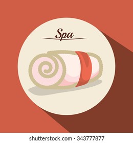 Spa concept and multimedia icons design, vector illustration 10 eps graphic.