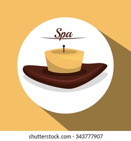 Spa concept and multimedia icons design, vector illustration 10 eps graphic.