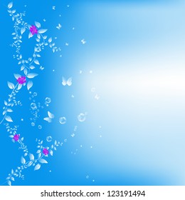 Spa concept.Abstract background.Spring.Vector