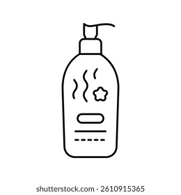 spa cream cosmetic line icon vector. spa cream cosmetic sign. isolated contour symbol black illustration