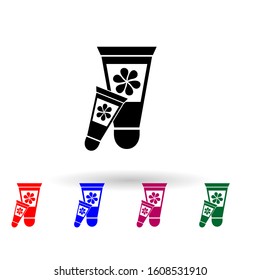 Spa cream multi color icon. Simple glyph, flat vector of spa icons for ui and ux, website or mobile application
