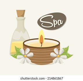 spa design over white background vector illustration